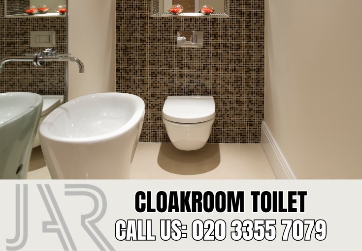 Cloakroom and Downstairs Toilet Installation by Kilburn Bathroom Fitters