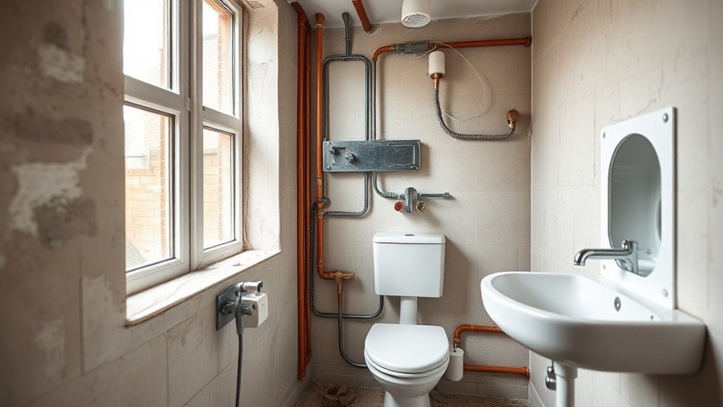 Bathroom Plumbing and Electrics in Kilburn